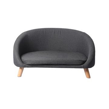 PaWz Luxury Pet Sofa Chaise Lounge Sofa Bed Cat Dog Beds Couch Sleeper Soft Grey PaWz